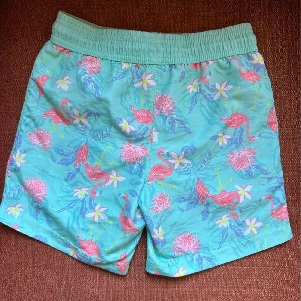 🌟3/$20🌟 swim trunks/shorts size 6 flamingo